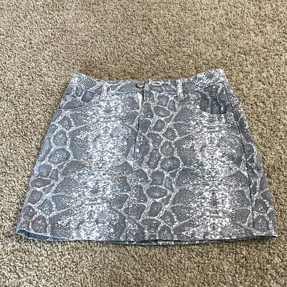 Denim skirt